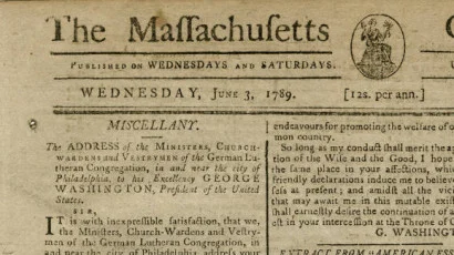 Washington's Words in Print