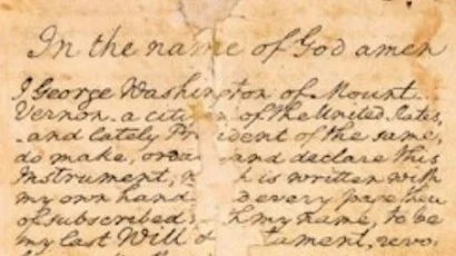 Read Washington's Will