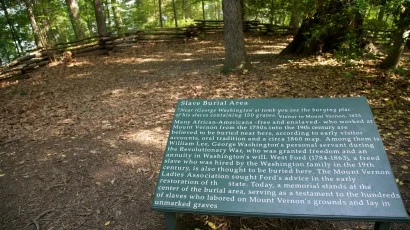 Burials at Mount Vernon