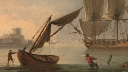 Young Washington at Sea