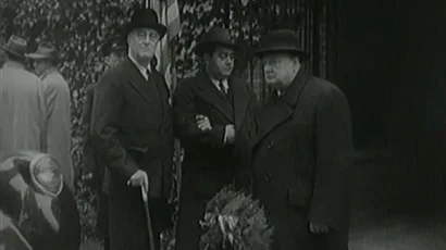 Winston Churchill at Mount Vernon
