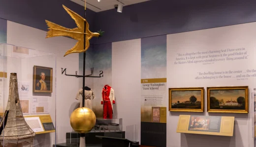 Part of Museum Exhibit: Mount Vernon, the Story of an American Icon