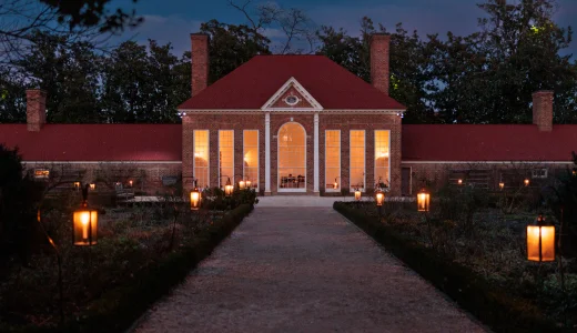 Mount Vernon by Candlelight Upper Gardens
