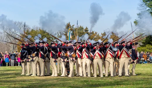 military demonstration on birthday