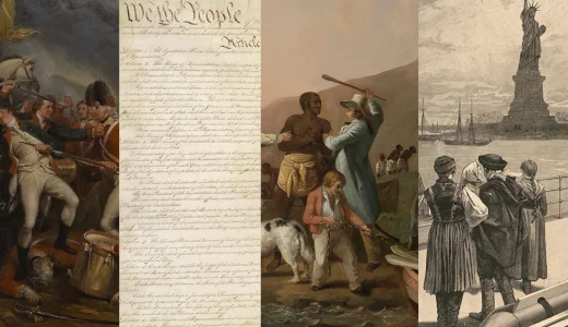Collage of images from Yale University Art Gallery, National Archives, National Museum of African American History & Culture, Library of Congress