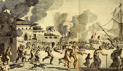 Frontispiece from the book Saint-Domingue, ou Histoire de Ses Révolutions, ca. 1815.Wikimedia