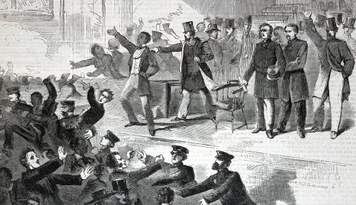 Expulsion of Negroes and Abolitionists from Tremont Temple, Boston… on December 3, 1860, from Harper's Weekly, December 15, 1860, Smithsonian American Art Museum