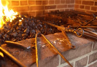 Blacksmith shop crafting ironworks