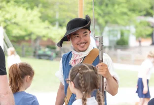 Patriots Path Revolutionary War Encampment Character