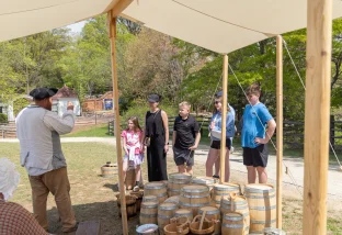 Patriots Path Revolutionary War Encampment at Mount Vernon