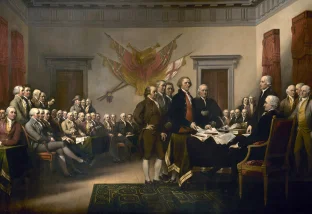 Declaration of Independence, by John Trumbull, 1818. Architect of the Capitol