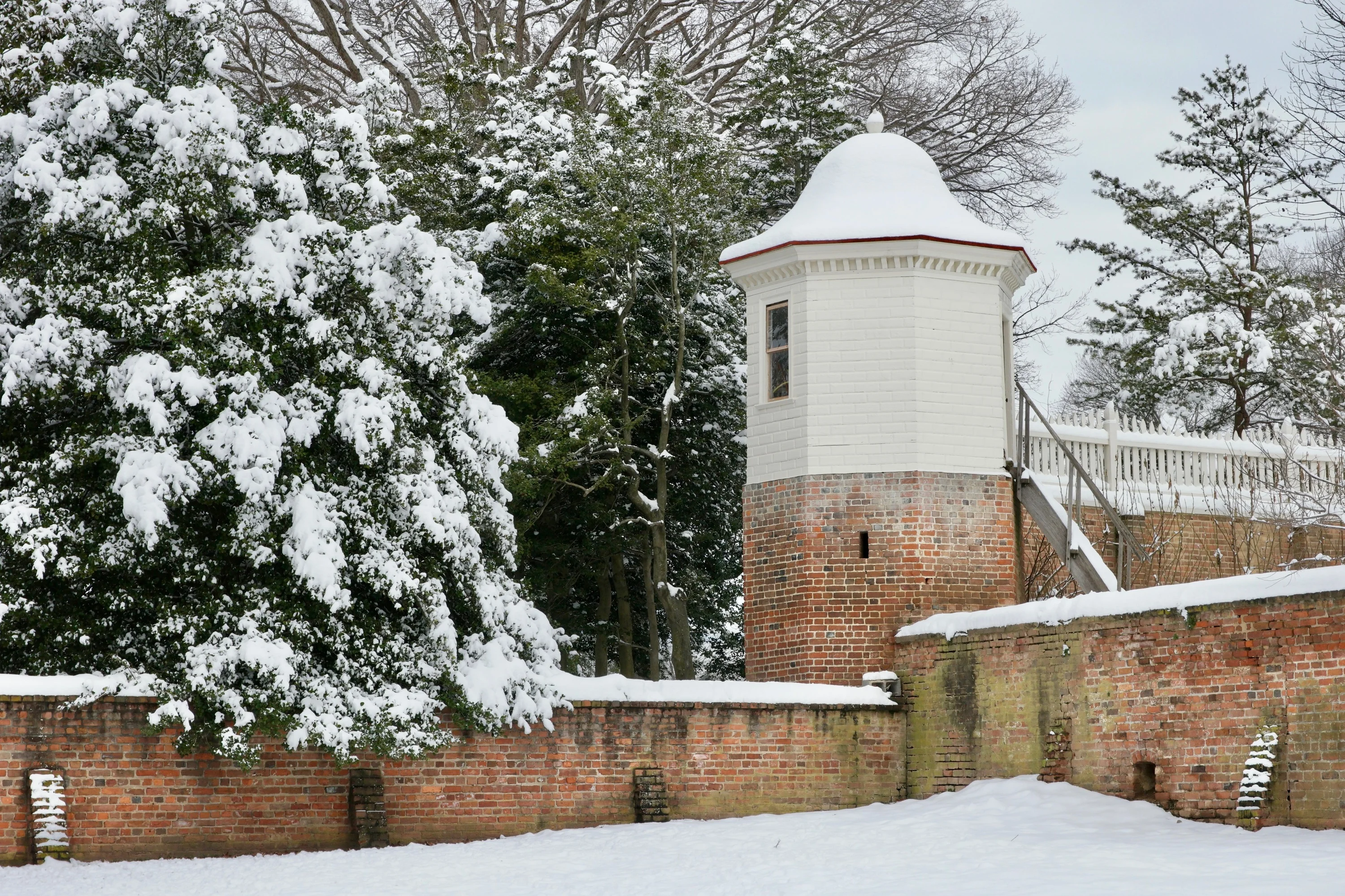 Snow at Mount Vernon