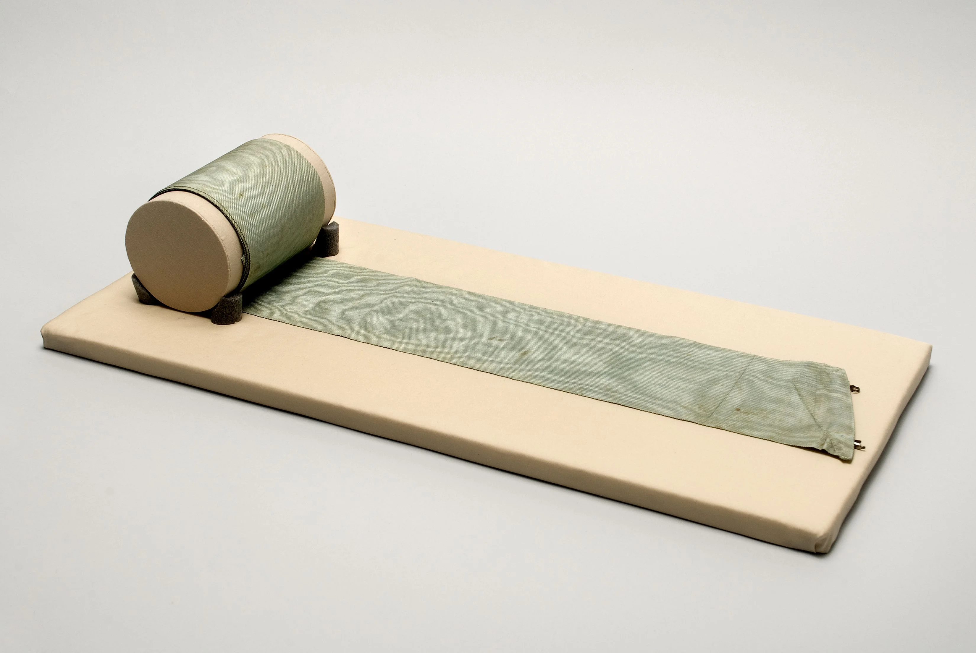 Blue silk ribbon