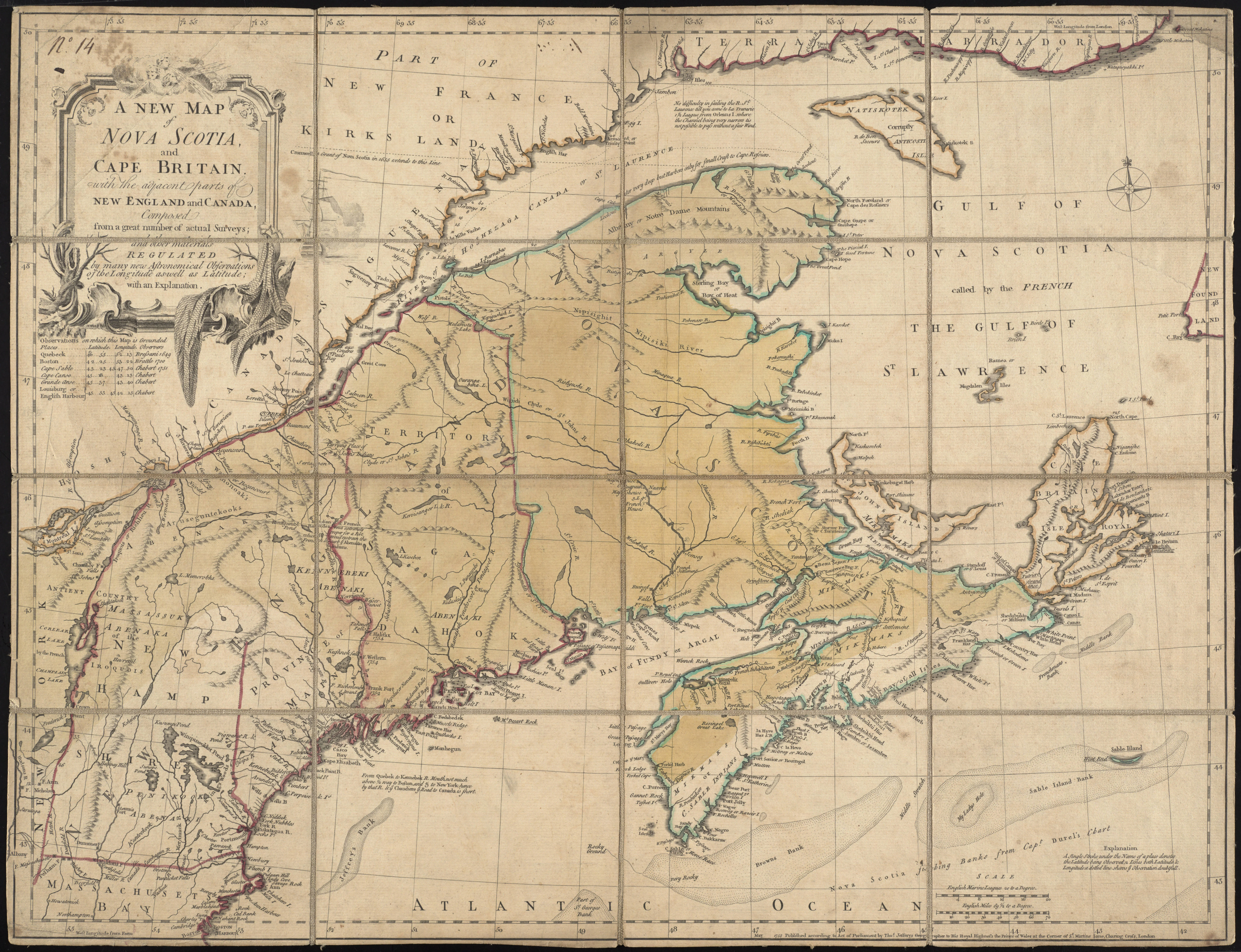 Nova Scotia map