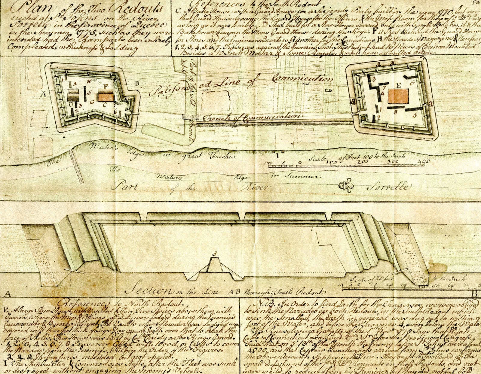 Fort St Jean Redoubts