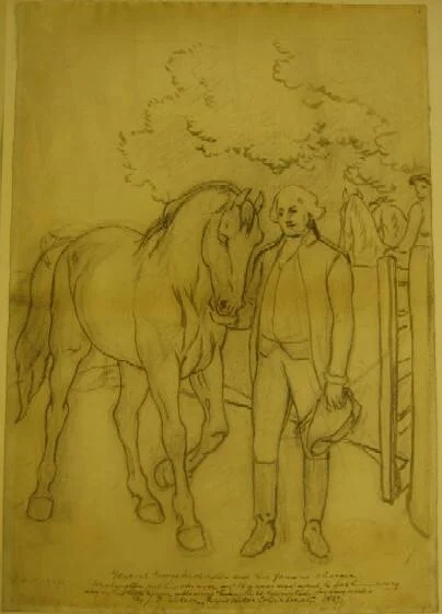 Washington and his charger