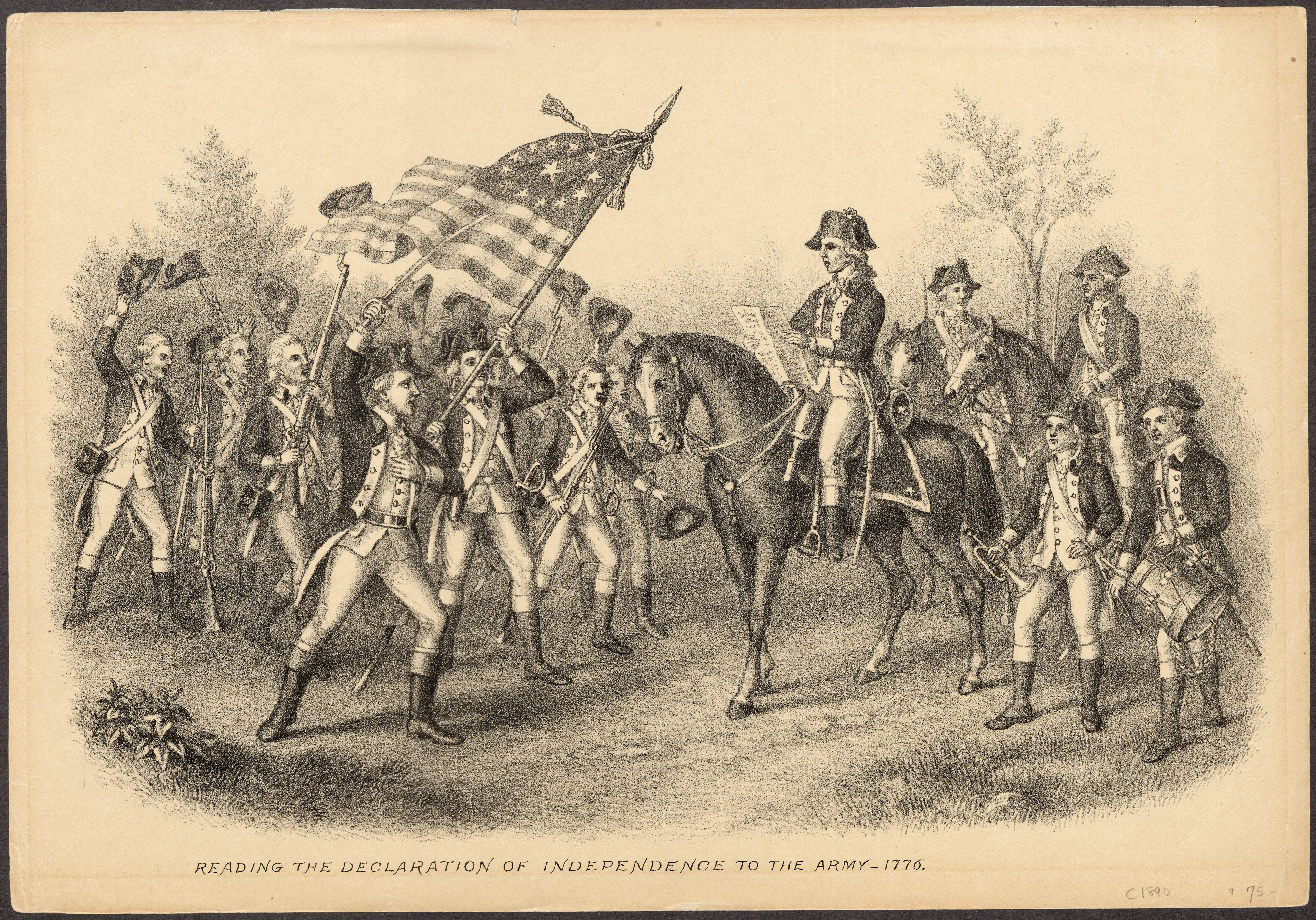 Declaration Read to the Troops