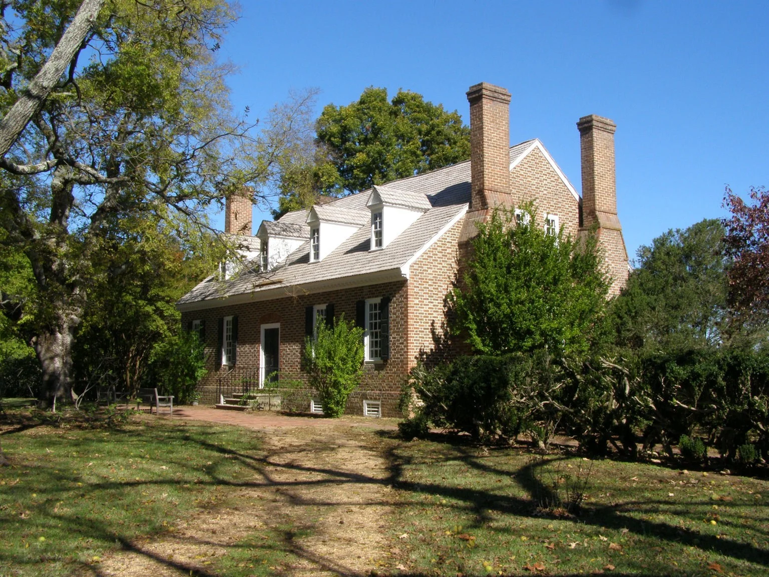 Memorial house at George Washington's birthplace, Popes Creek, Virginia