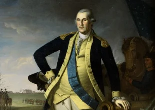 George Washington at Princeton by Charles Willson Peale, 1779  (United States Senate)