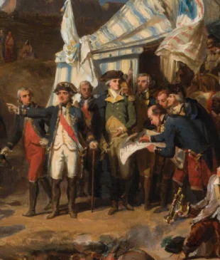 Washington at the Battle of Yorktown