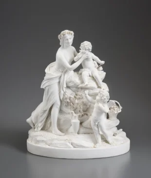 Porcelain Venus and Cupids