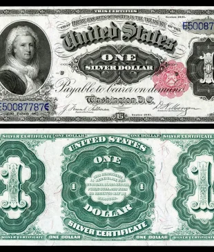 Martha on the $1