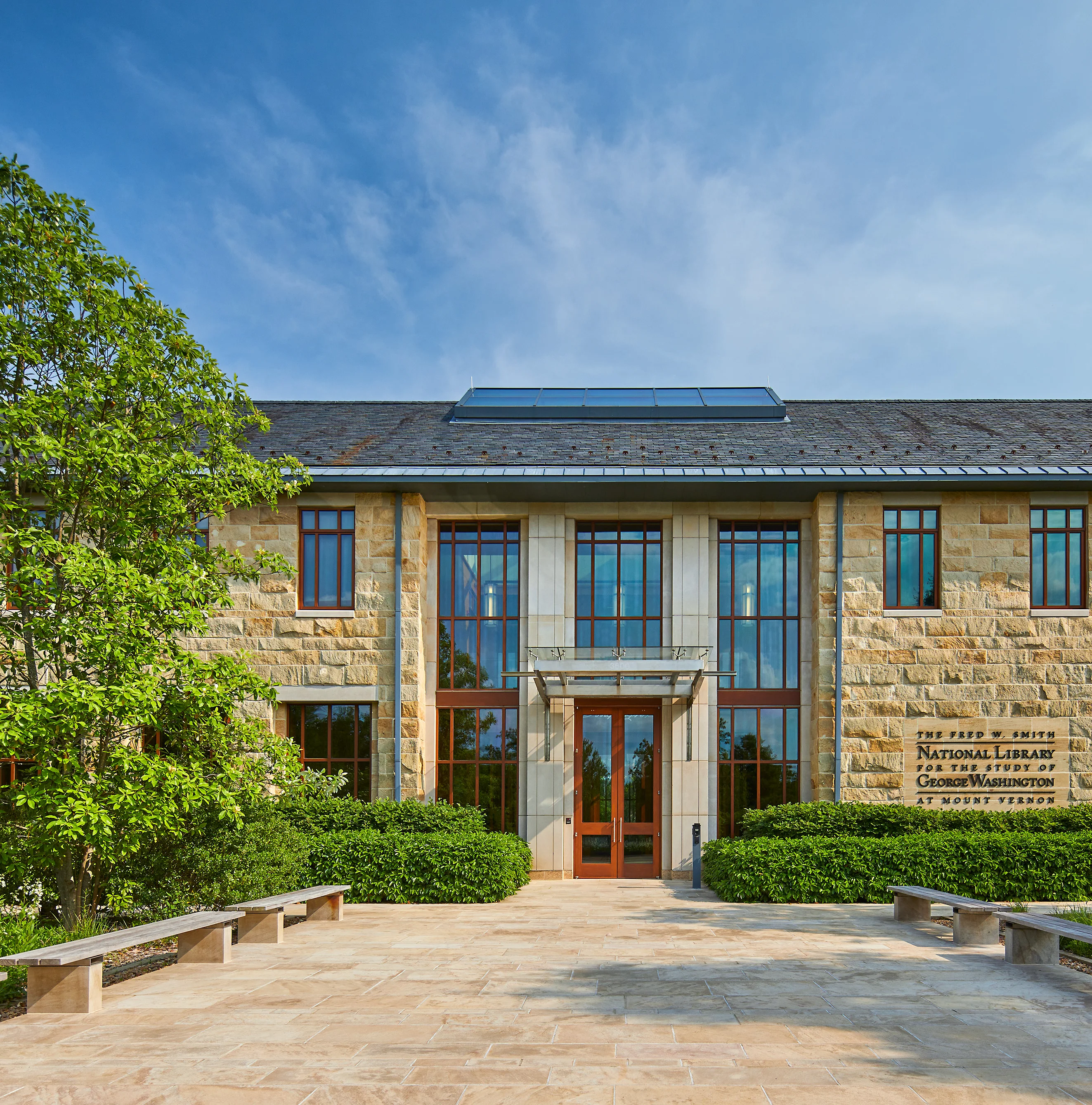 Library in the daytime