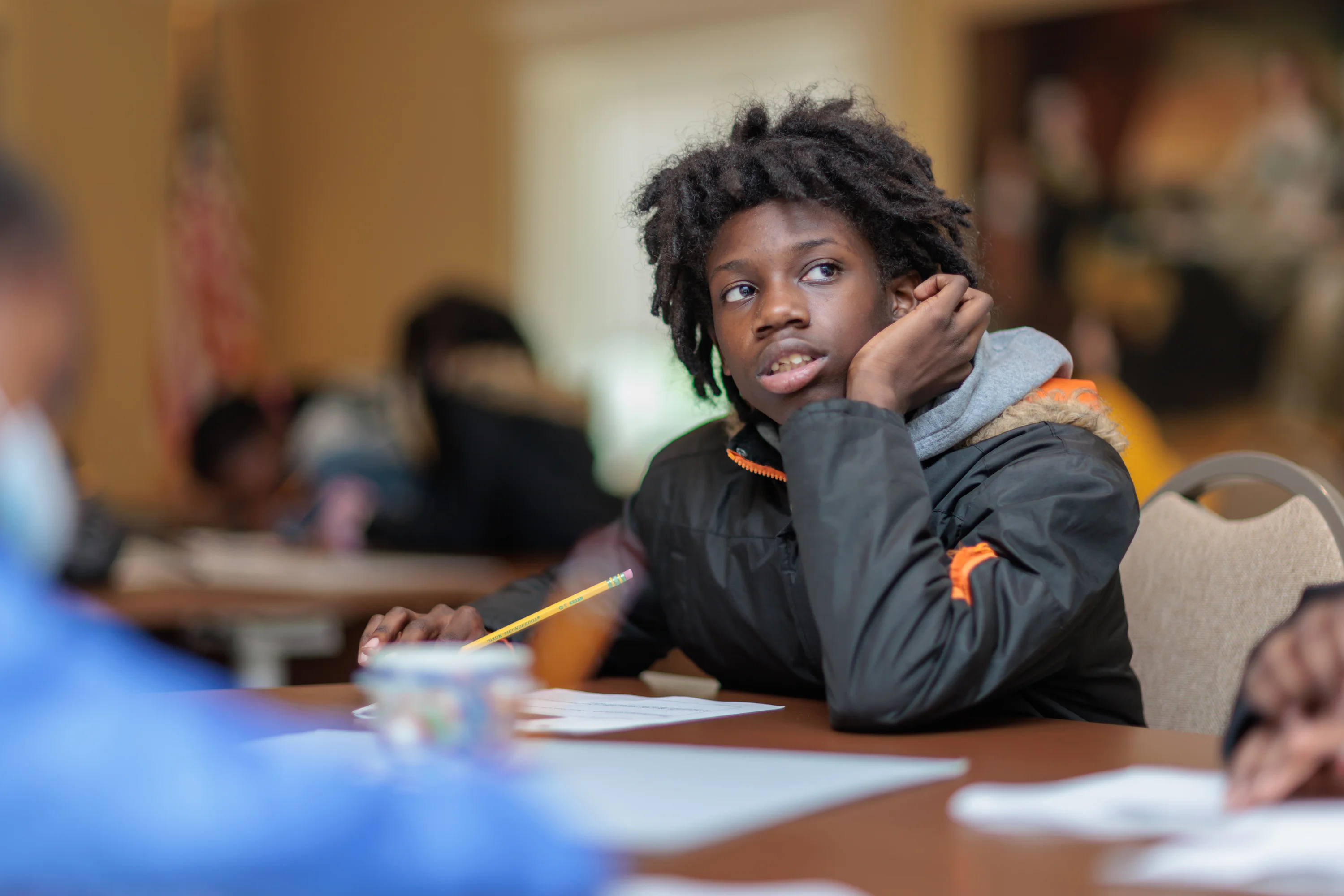 Child listening