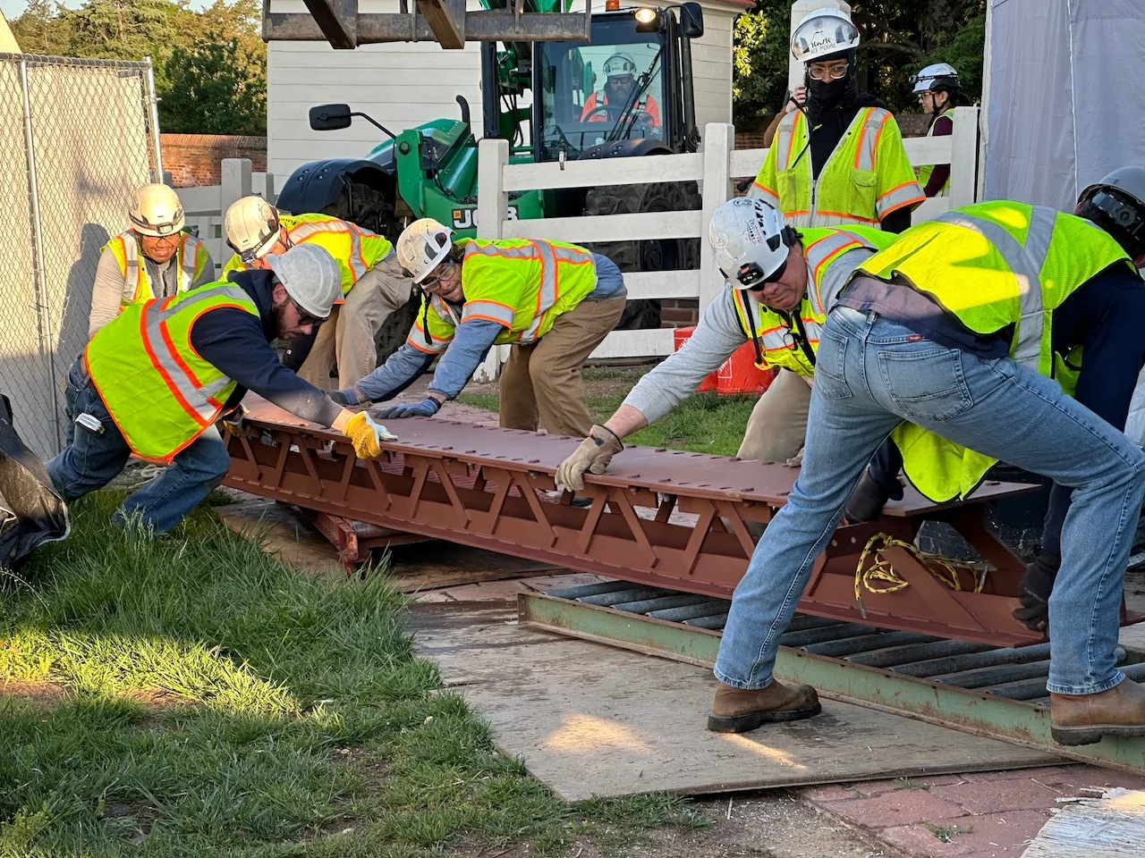 Truss installation
