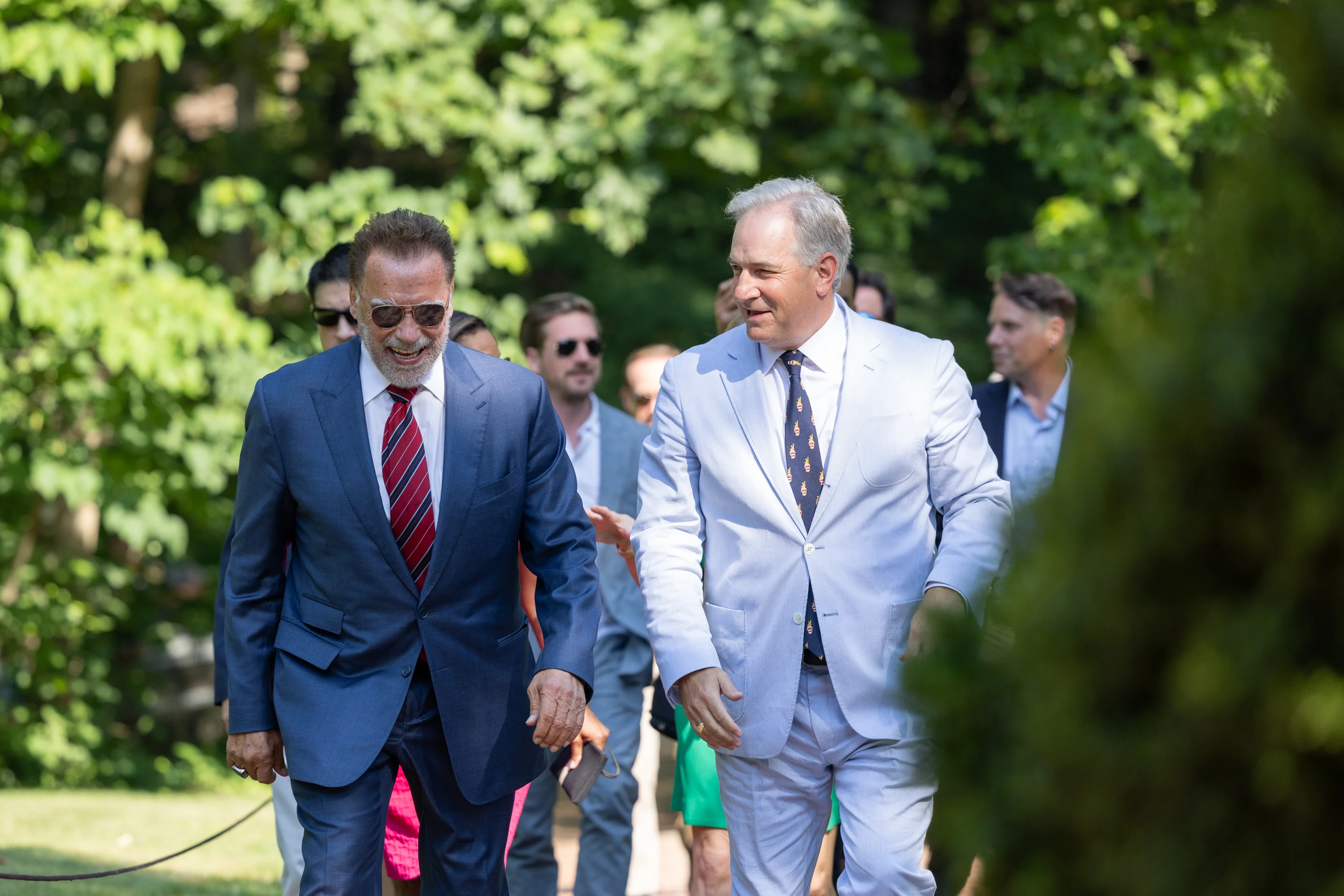 Arnold Schwarzenegger Visits