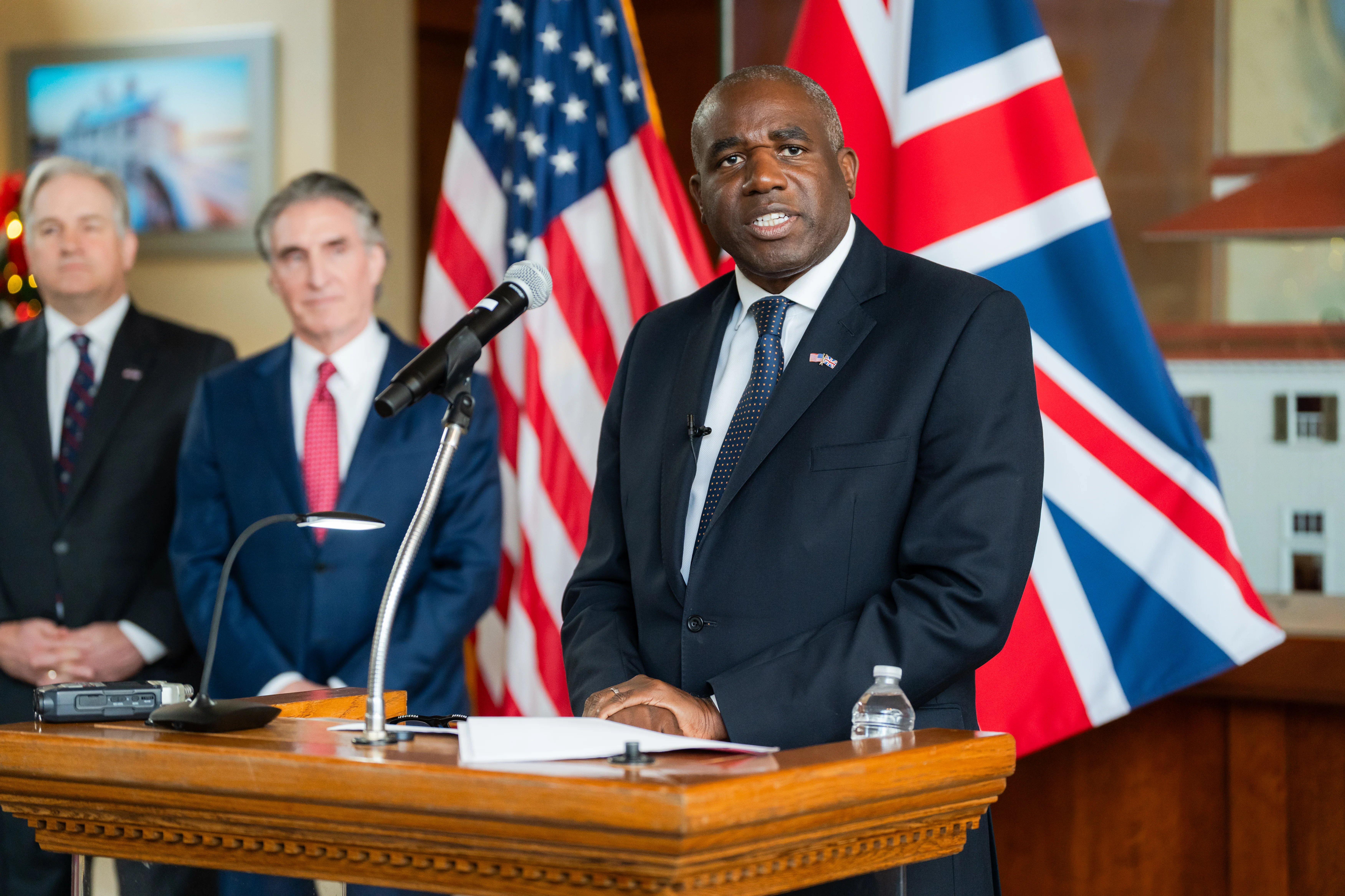 David Lammy Delivers Speech
