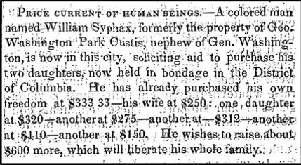 Price Current of Human Beings