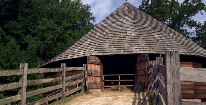 Horses Treading Wheat