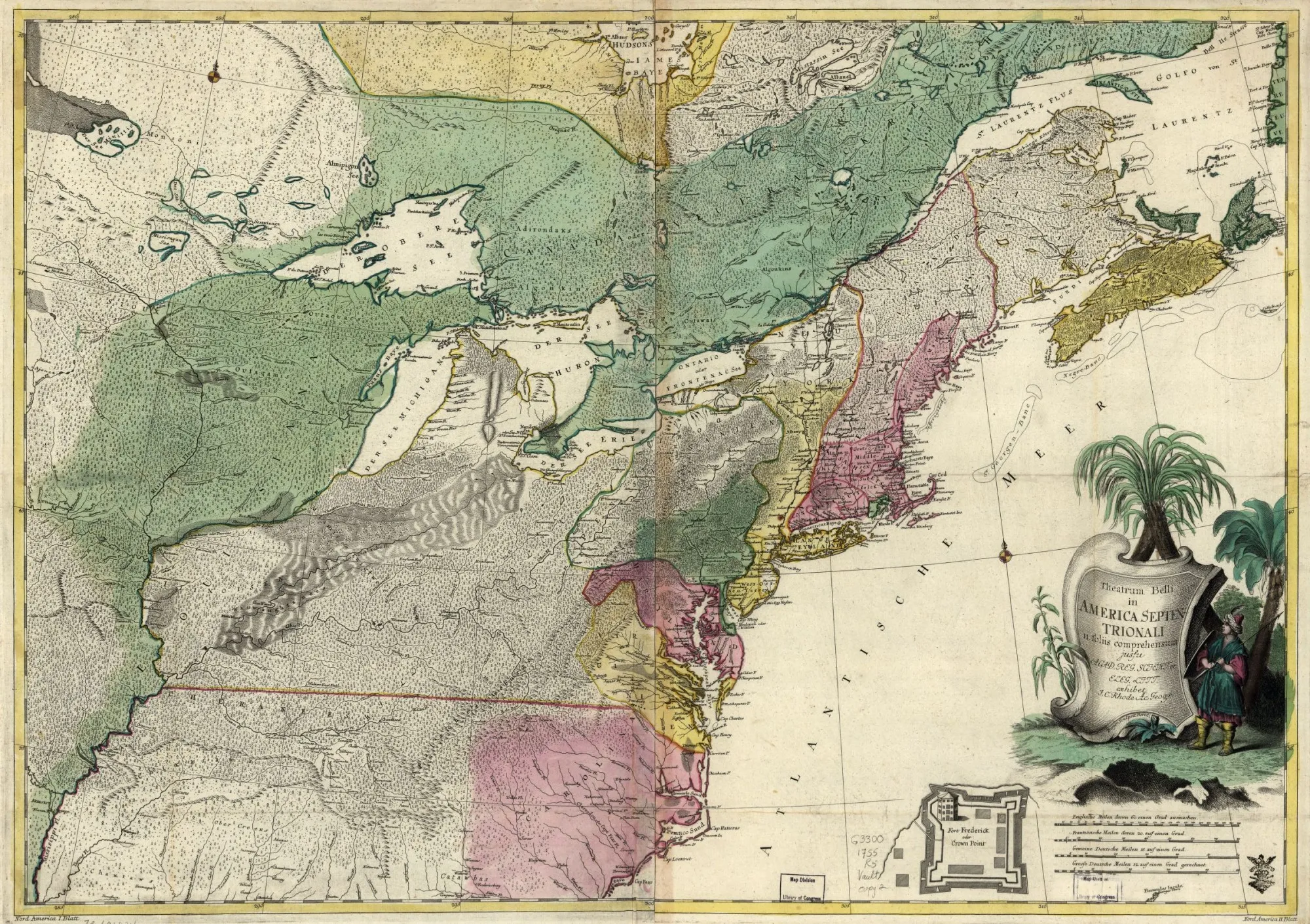 Theatrum belli in America Septentrionali.