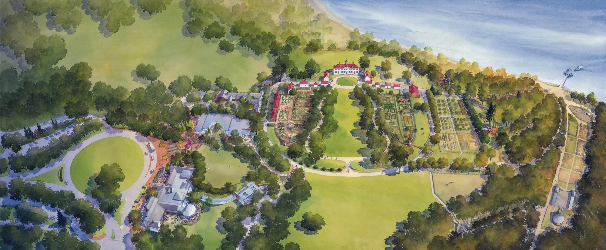 Mount Vernon Estate Map