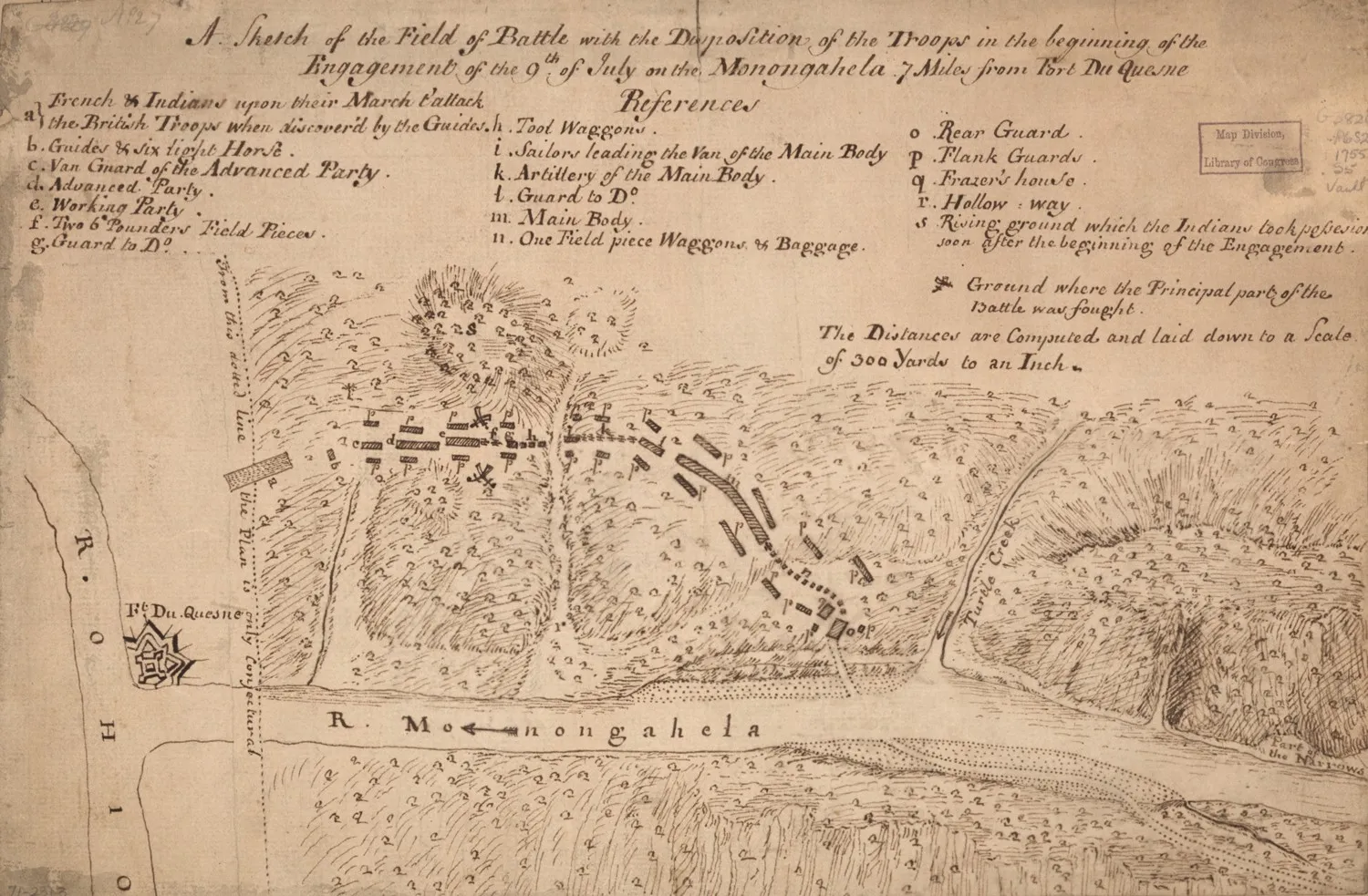 Battle of the Monongahela 1755