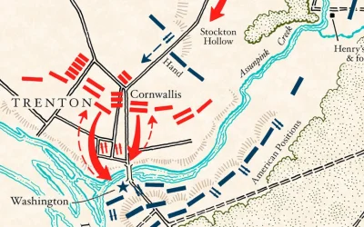Map: Battle of Second Trenton