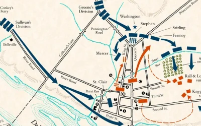 Map: Battle of Trenton