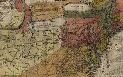 General Map of the Middle British Colonies in 1755