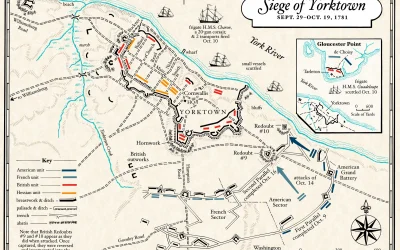 Map: The Siege of Yorktown