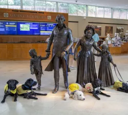 dogs in orientation center