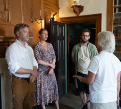 Prime Minister Mette Frederiksen of Denmark Mansion tour