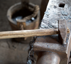 Hammer made at the Mount Vernon blacksmith shop