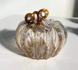 Luke Adams Glasswork Autumn Cinnamon Sugar Pumpkin