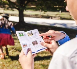 Family with passport