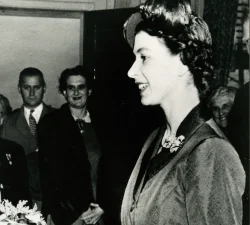 Queen Elizabeth at Mount Vernon, 1951