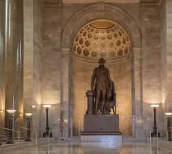 Inside of George Washington Masonic Memorial 