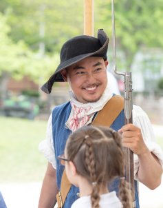 Patriots Path Revolutionary War Encampment Character
