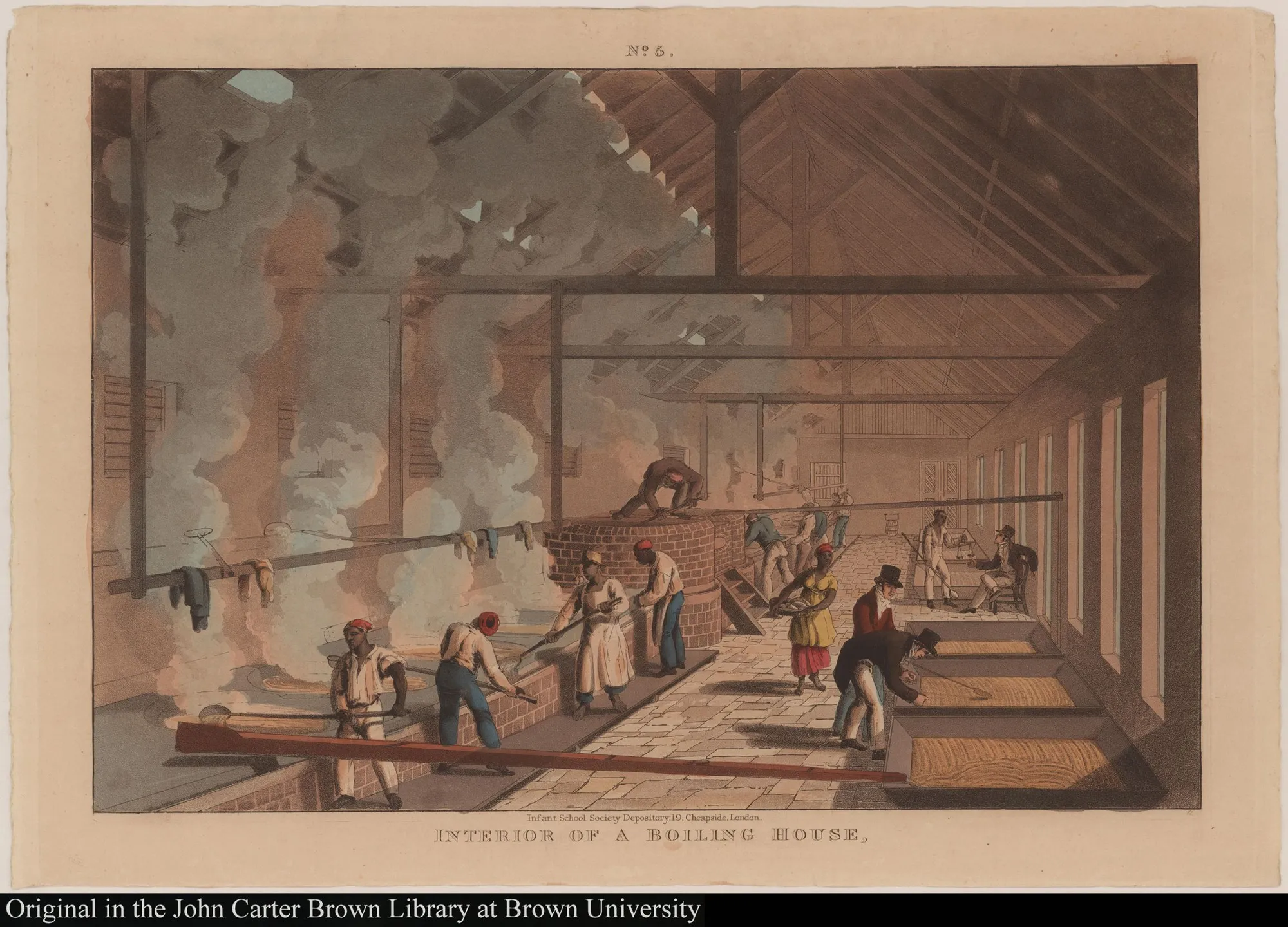 slaves working on plantations drawing