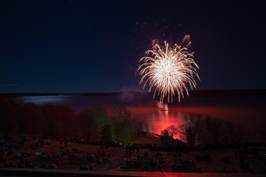Fireworks over the Potomac River